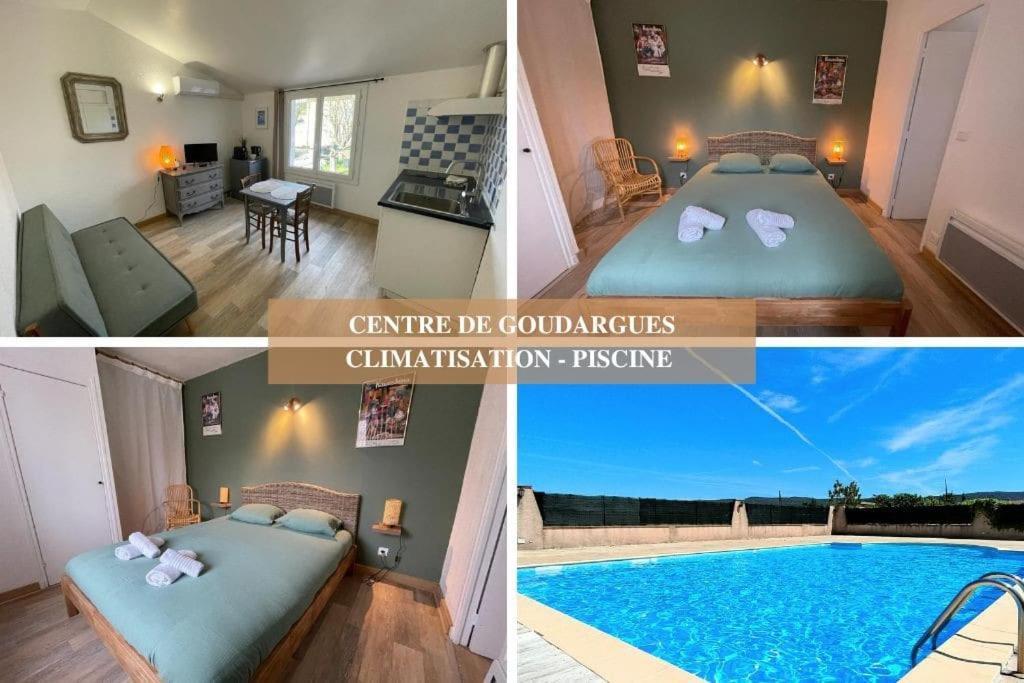 Apartamento Le Pitchoun - Clim - Piscine Goudargues Exterior foto